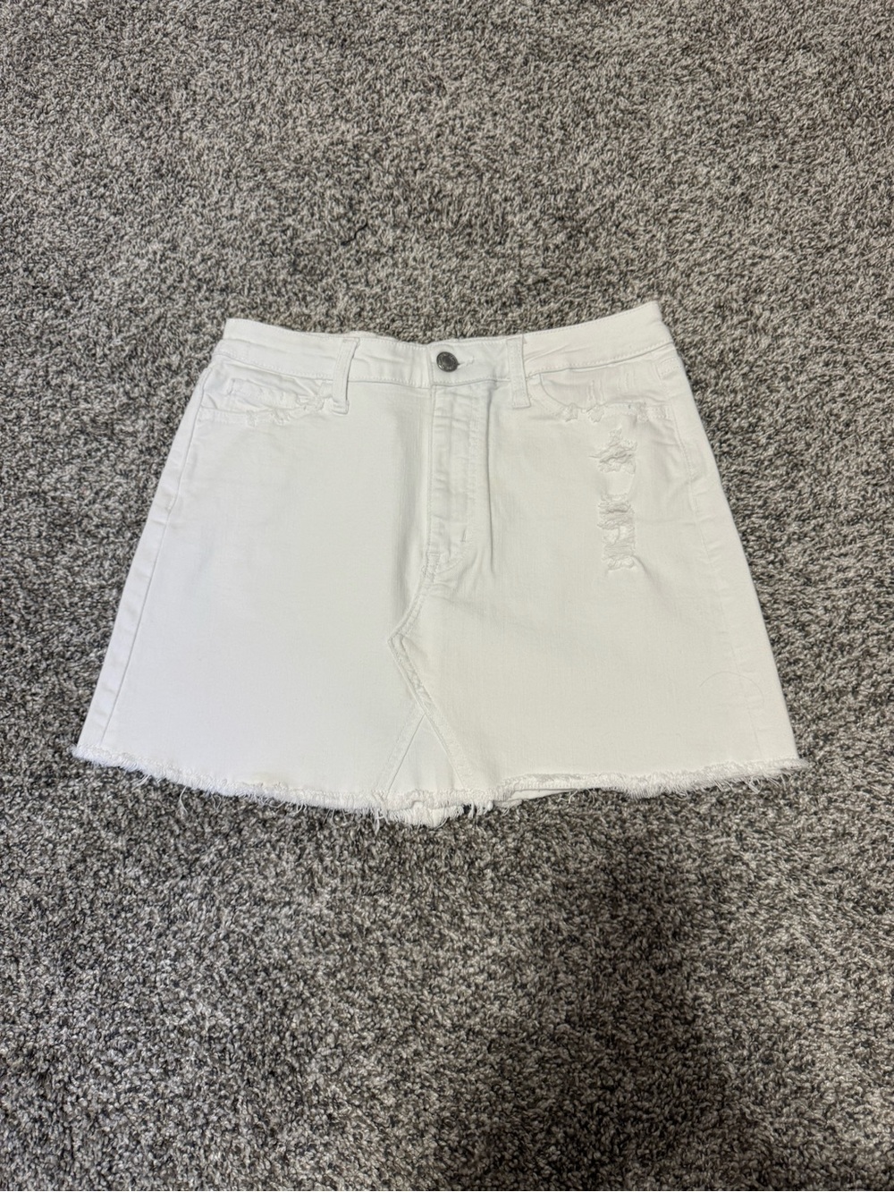 White Denim Skirt Size Medium/29”